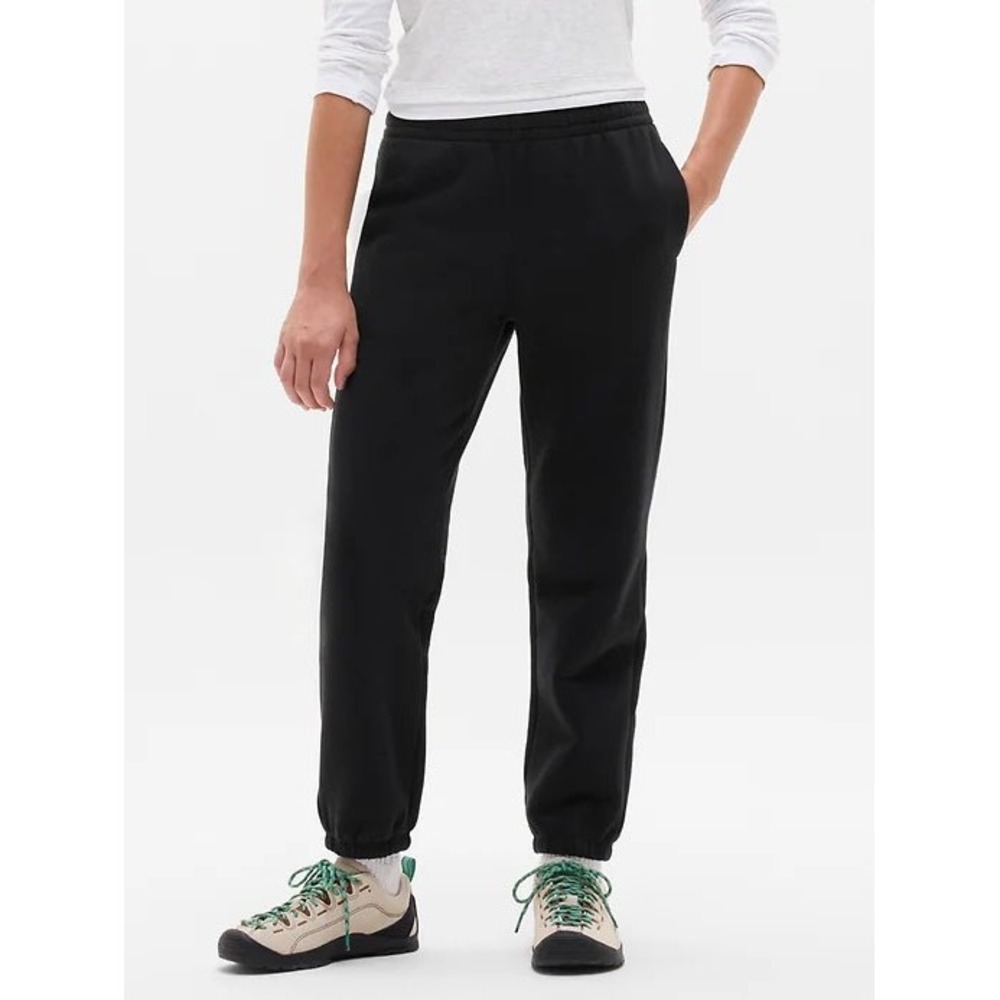 Athleta Girl Sweatpants Kids XL 14 Black Fleece Joggers Elastic Waist Pockets